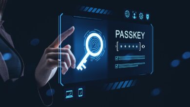 مفهوم عالم بدون كلمات مرور باستخدام المصادقة البيومترية وتقنيات الهوية الرقمية الحديثة