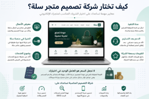 اختيار شركة تصميم متجر سلة