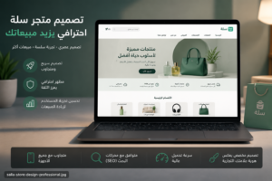 تصميم متجر سلة احترافي بواجهة حديثة ومتجاوبة يساعد على زيادة المبيعات وتحسين تجربة المستخدم.