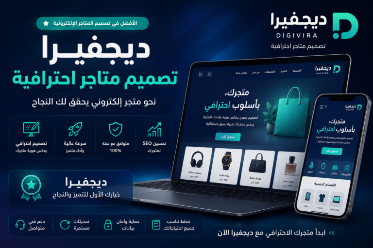 أفضل شركة تصميم متاجر إلكترونية احترافية: كيف تختار شريك نجاحك الرقمي؟